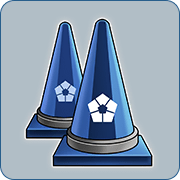 Movable Colored Cones