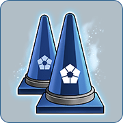 Movable Colored Cones