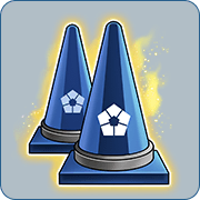 Movable Colored Cones