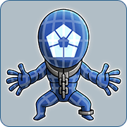 Powered-Up Blue Lock Man