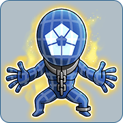 Powered-Up Blue Lock Man